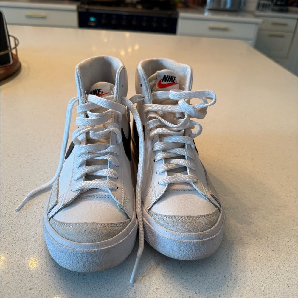 Nike Blazer White High-Top Sneakers
